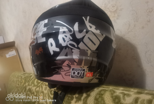 Шлем для мотокросса или BMX + очки (фото #5)