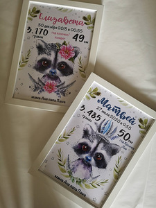 Mõõdik (beebiandmete plakat) (8 foto / 10)