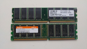 DDR1 256mb (3tk) / 512mb (2tk) / 1gb (2tk) (2 foto / 2)