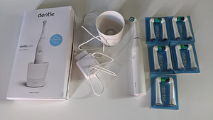 Электрическая зубная щетка Dentle One + зарядное устройство + 11 насадок