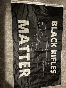 Lipp black rifles matter 150x90 cm