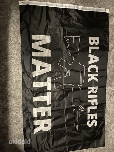 Флаг черный винтовки имеют значение 150х90 см (фото #1)
