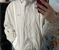 Five белая зимняя куртка с капюшоном