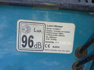 Muruniiduk Makita PLM4612 ilma mootorita, varuosadeks (5 foto / 5)