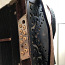 Антикварный хроматический деревянный аккордеон ручной работы (фото #2)