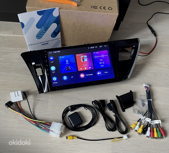 Автомобильное радио с Android 11, автомобильный аккумулятор 10.1"(Toyota Corolla 2013-16 (фото #1)