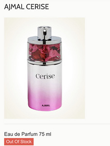 AJMAL Cerise Eau de Parfume ca 70 ml (1 foto / 4)