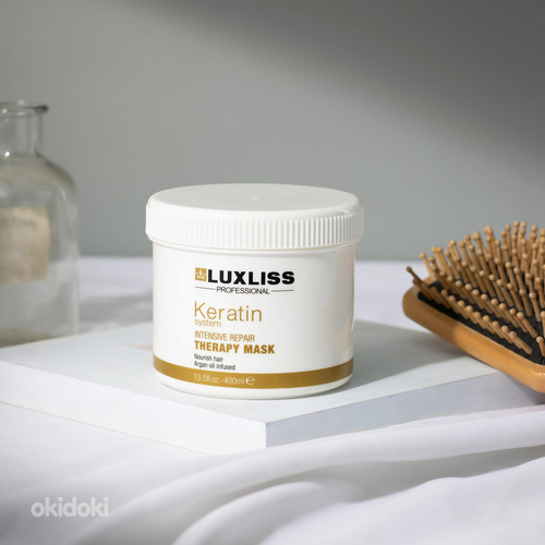 Маска с кератином Luxliss Keratin Intensive Repair mask 400м