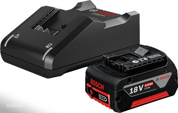 Зарядное устройство bosch + аккумулятор 4,0 Ач комплект. НОВЫЙ! (фото #1)