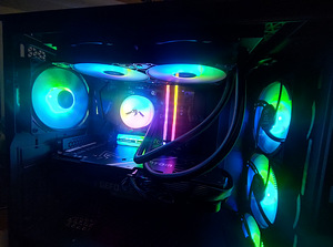 RYZEN 5600X / AIO / RTX 3080 / 16 GB RAM / ARGB / M.2 / WIN (6 foto / 10)