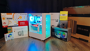 Ryzen 7600 / RX 7800 XT / DDR5 / ARGB / AIO / WHITE / WIN (1 foto / 10)