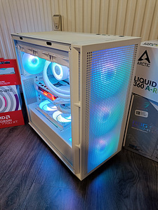Ryzen 7 5700x3d / RX 7700 XT / 360 AIO / ARGB / WIN / WHITE (7 foto / 10)