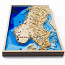 3D деревянная карта мира (фото #2)