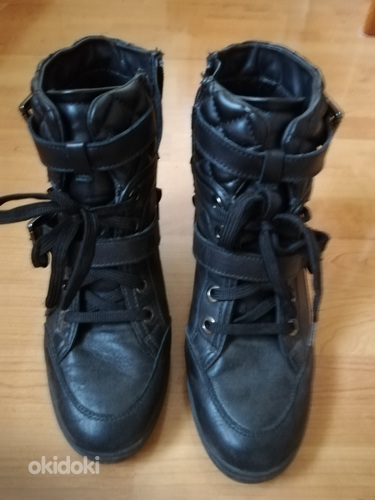 Кроссовки/ботинки на танкетке Geox 37 (23) и X-Girl 37 (24см (фото #3)