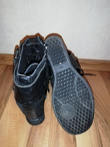Wedge platvorm mustad ketsid/saapad 38 (3 foto / 4)