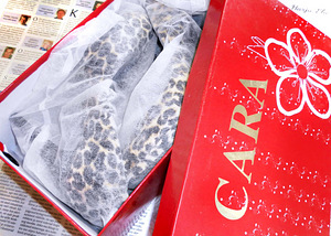 Cara effektsed leopardimustriga sametised kingad, 39 (5 foto / 7)
