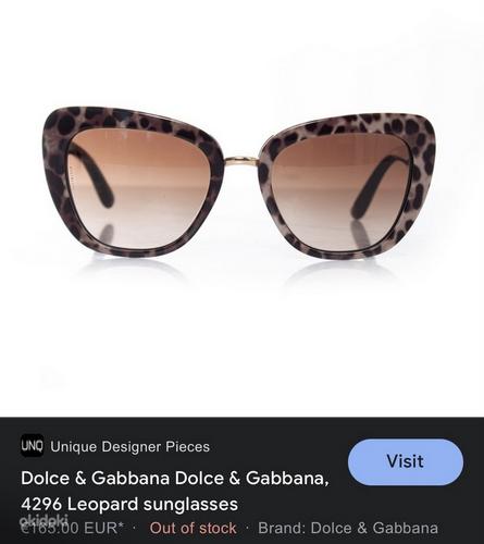 Dolce & Gabbana Päikeseprillid (foto #1)