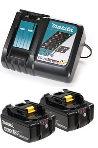 Uus Makita DC18RC laadija 7,2-18V orig. BL1860B aku 6.0Ah (1 foto / 1)