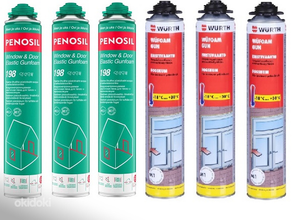 Высококачественная ПУ-монтажная пена Penosil 198, WÜRTH Wüfo