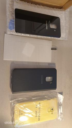 Samsung a8 крышка, стекло, чехол (фото #1)