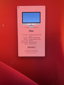 iMac 2017 27" 5k / i7 / 64GB 2400mhz / 3TB HDD (9 foto / 10)
