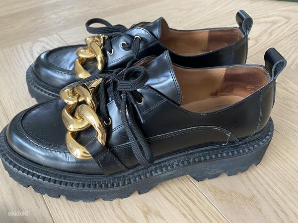 Черные туфли Paul Noyen, EU40, с золотой цепочкой (фото #3)