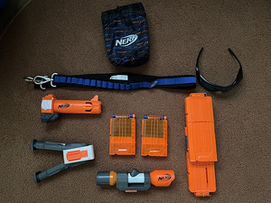 NERF komplekt (relvad + varustus) (3 foto / 10)