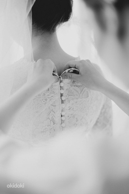 Свадебное платье, размер 36-38 + подъюбник + фата (фото #3)