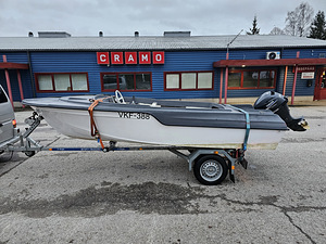 Mootorpaat+ Yamaha 4T 20hp mootor+ Respo paadihaagis (2 foto / 10)