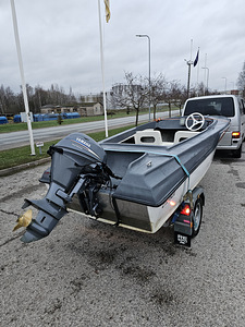 Mootorpaat+ Yamaha 4T 20hp mootor+ Respo paadihaagis (3 foto / 10)