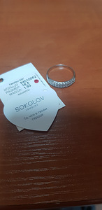Кольцо,серебро,sokolov (3 фото из 4)