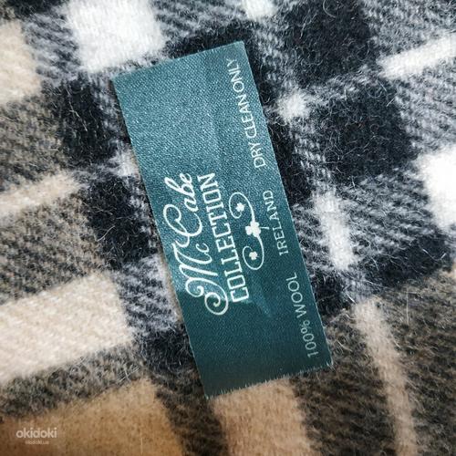 Стильный фирменный натуральный шарф - 100 % мягкая шерсть (фото #3)