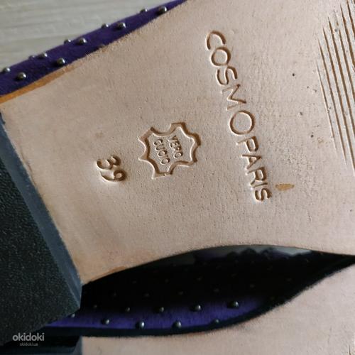 Шкіряні стильні фірмові туфлі від Cosmoparis 39 р шкіра віз (фото #8)
