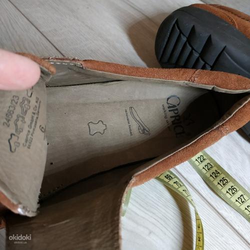 Кожаные качественные закрытые туфли от Caprice 39- 40 р кожа (фото #8)