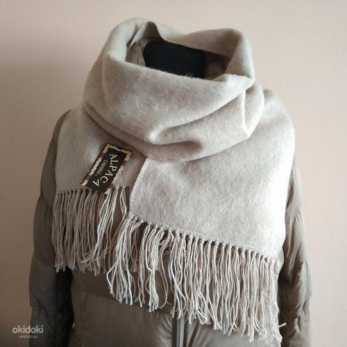 Вовняний натуральний шарф з альпаки ALPACA CAMARGO (фото #9)