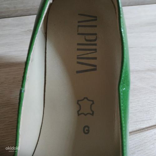Красивые , фирменные кожаные женские туфли от Alpina 36-37 (фото #7)