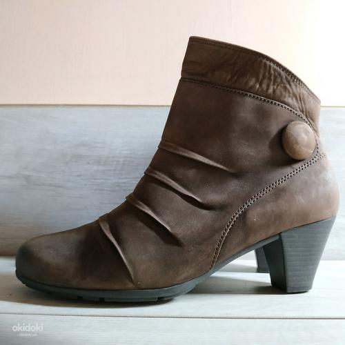 Шкіряні фірмові жіночі черевики від Gabor - 40.5 р (фото #1)