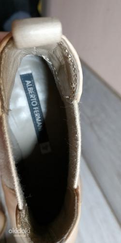 Кожаные стильные фирменные ботинки от Alberto-Fermani 35 р (фото #10)