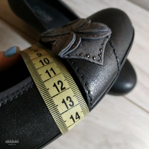 Кожаные фирменные женские туфли от Gabor - 38-38.5 р (фото #9)