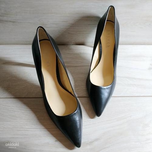 Кожаные стильные классические туфли от Ralph Lauren 39 (фото #2)