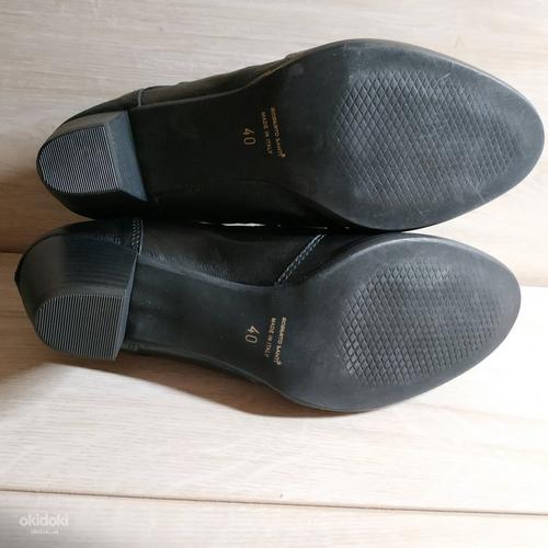 Кожаные фирменные закрытые туфли от Roberto Santi 40 р (фото #8)