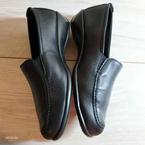 Шкіряні фірмові жіночі базові туфлі - мокасини 38 р - Але (фото #5)