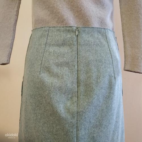Женская базовая юбка от Marc O'Polo. 36-38 р - лама шерсть (фото #6)