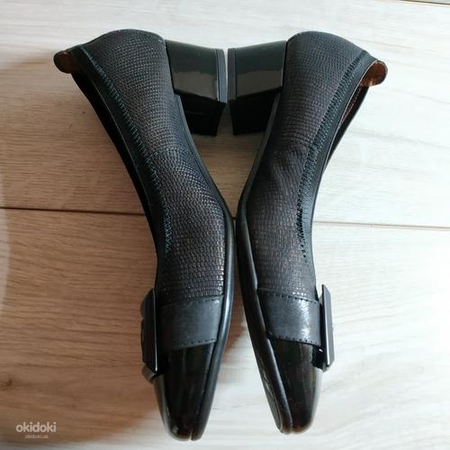 Кожаные качественные крутые туфли HISPANITAS 37 р кожа везде (фото #5)