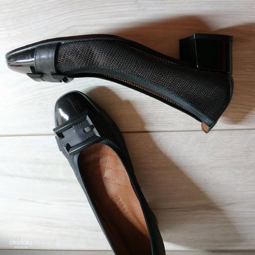 Кожаные качественные крутые туфли HISPANITAS 37 р кожа везде (фото #7)