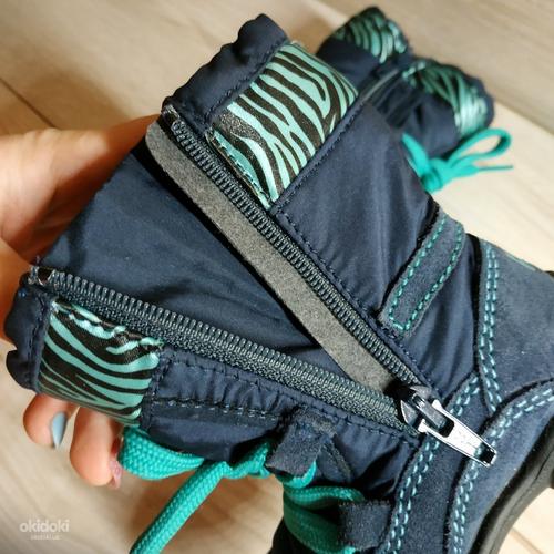 Кожаные фирменные сапожки для девочки 21 р - Зима (фото #7)