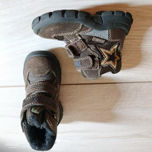 Шкіряні фірмові дитячі черевики 20 р- утеплені (фото #10)