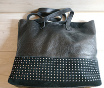 Кожаная фирменная женская сумка шопер от Roberto Santi