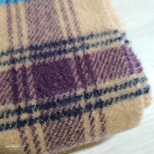 Стильний універсальний базовий шарф -з лама вовни (фото #6)