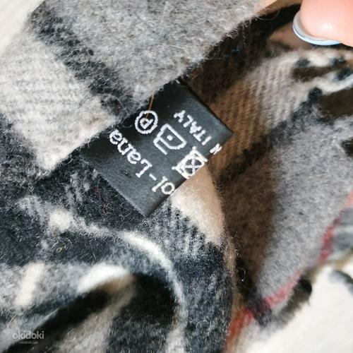 Фирменный базовый шарф из 100 % лама шерсти - Италия (фото #4)